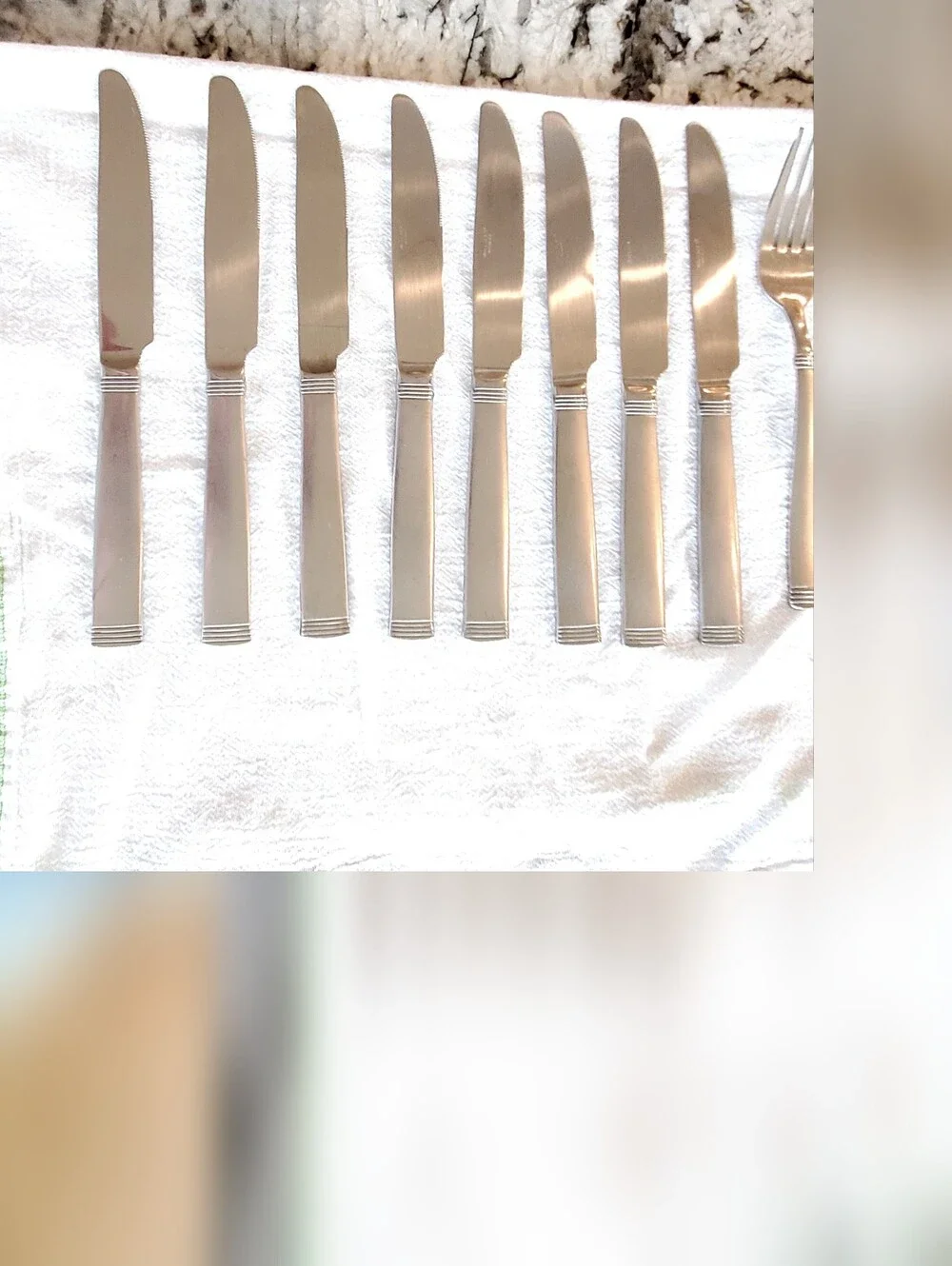 Wallace Napoli Frost Stainless Steel 18/10 Flatware 15 Pc. Vintage Discontinued